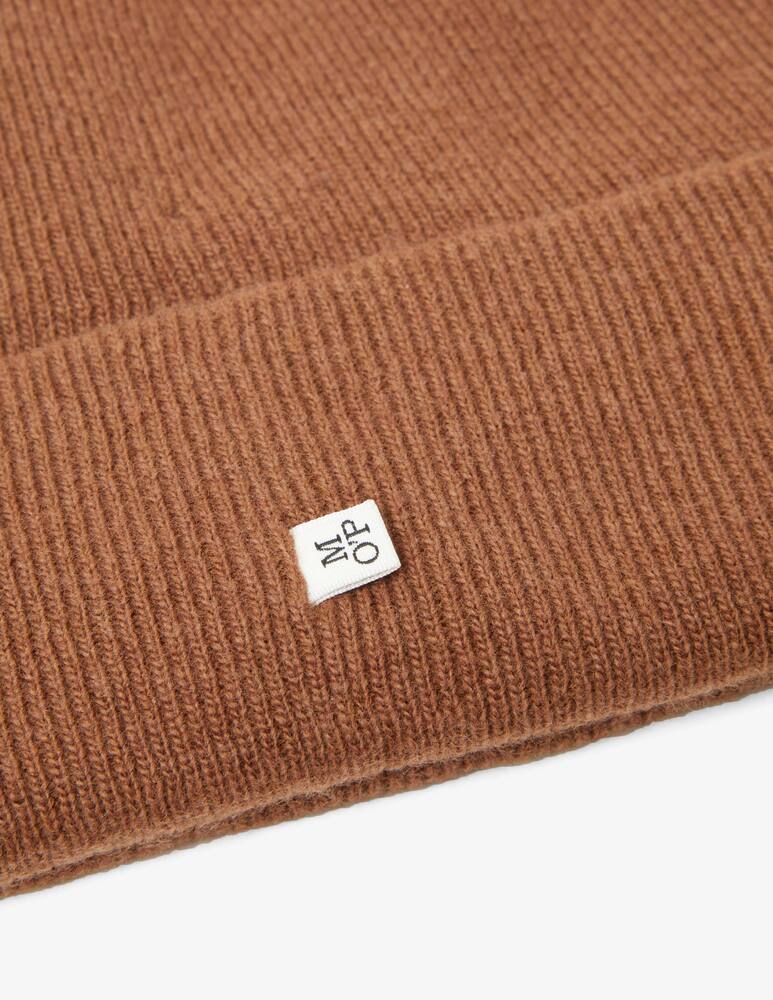 rinascente Marc O'Polo Cappello beanie in lana e cotone - Marrone
