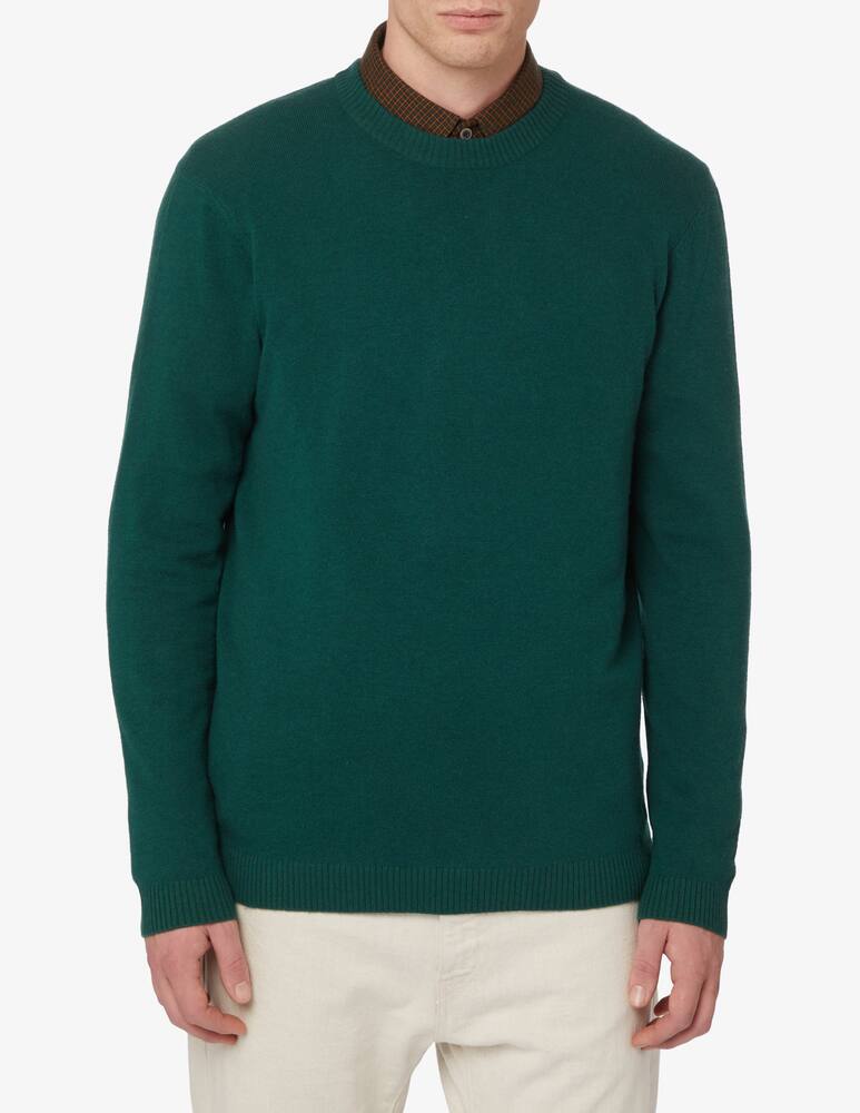 Marc O'Polo Wool and cotton crewneck jumper - Green - picture 5 Marc O'Polo Wool and cotton crewneck jumper - Green - picture 5