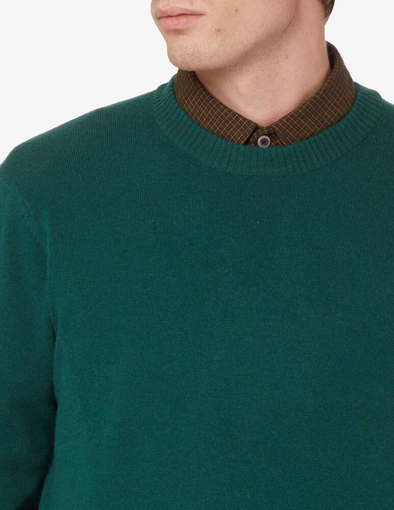 Marc O'Polo Wool and cotton crewneck jumper - Green - picture 8 Marc O'Polo Wool and cotton crewneck jumper - Green - picture 8