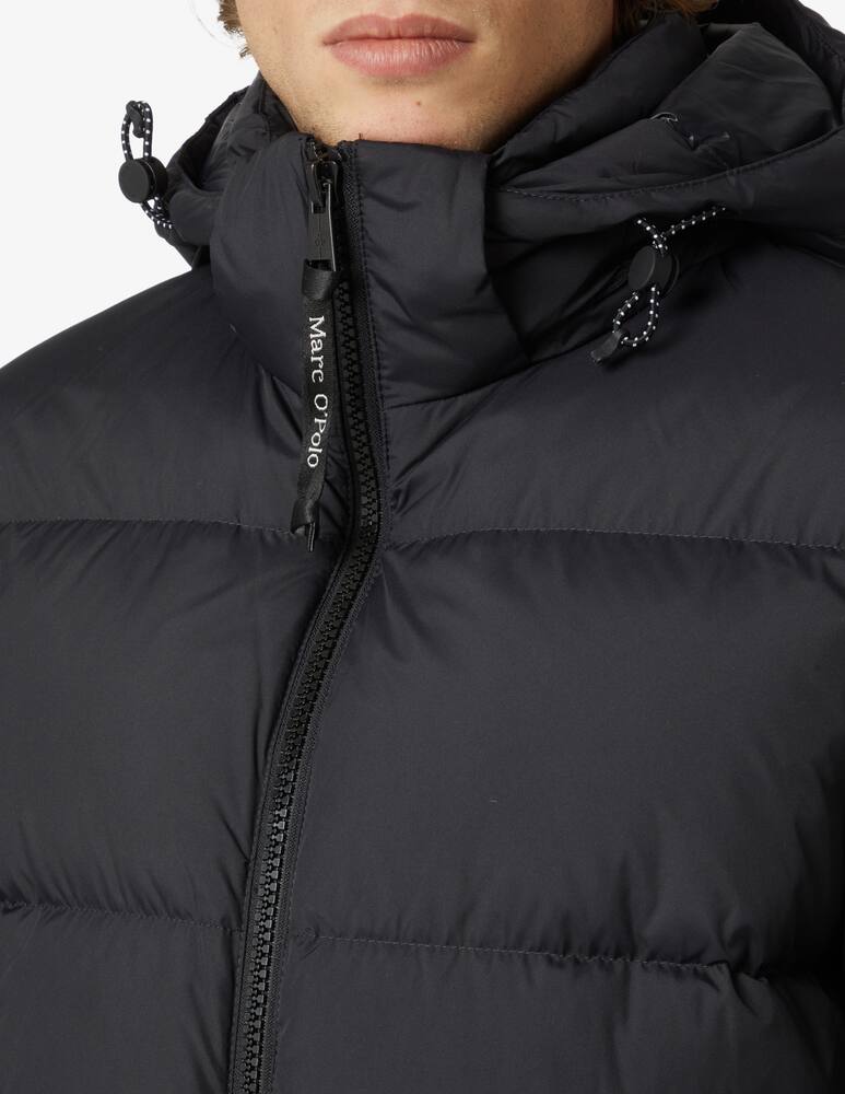 rinascente Marc O'Polo Oversize puffer jacket with hoodie - Black