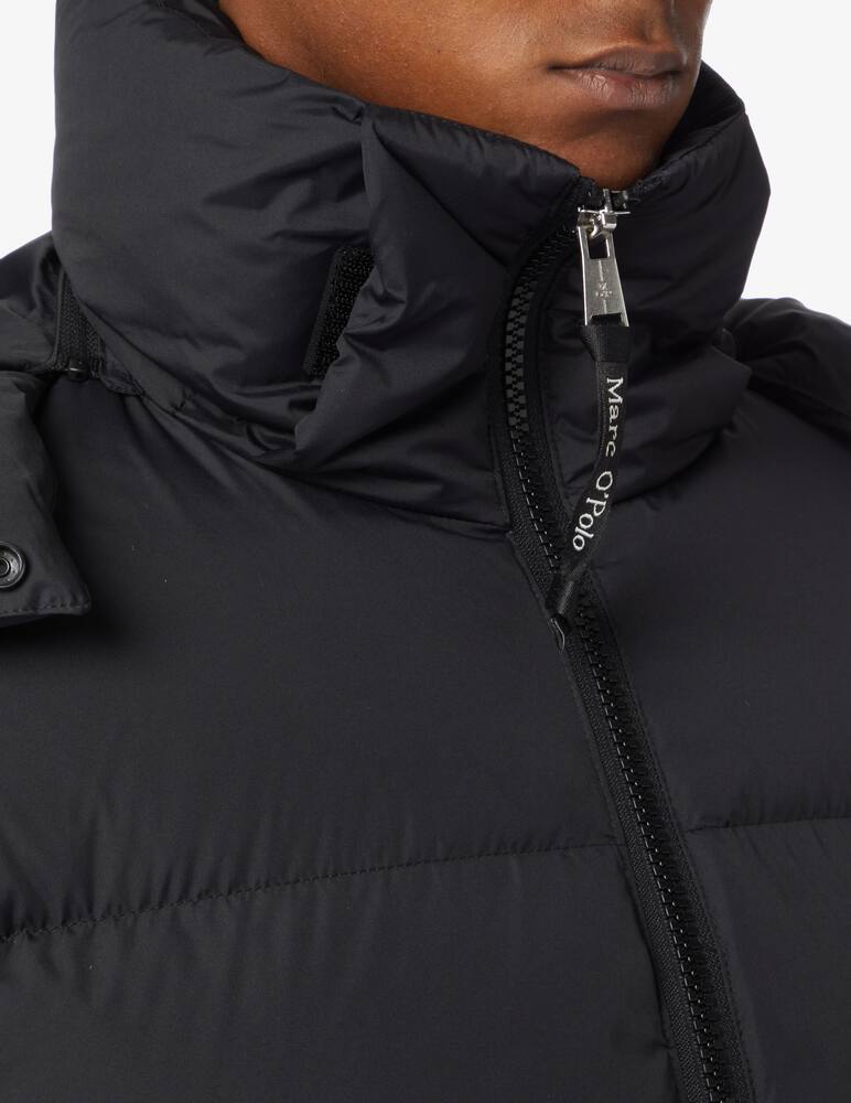 rinascente Marc O'Polo Hooded puffer long jacket - Black