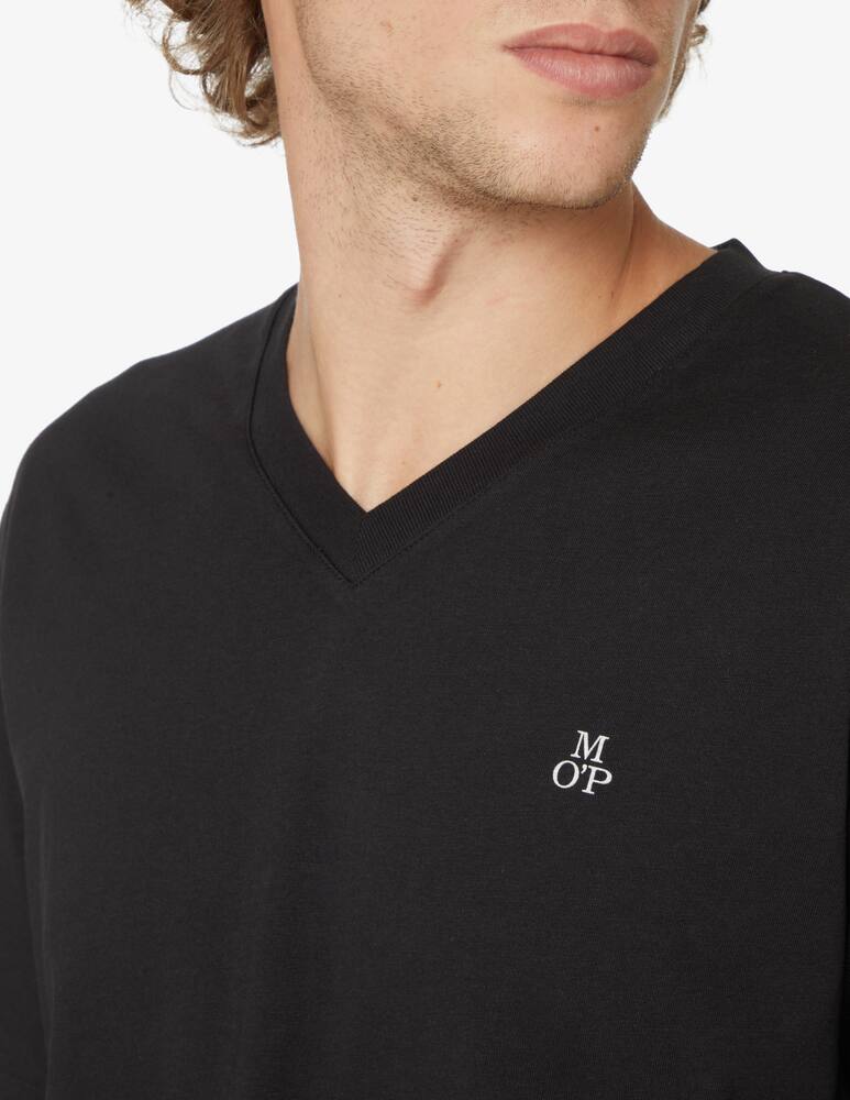 rinascente Marc O'Polo V-neck logo t-shirt - Black
