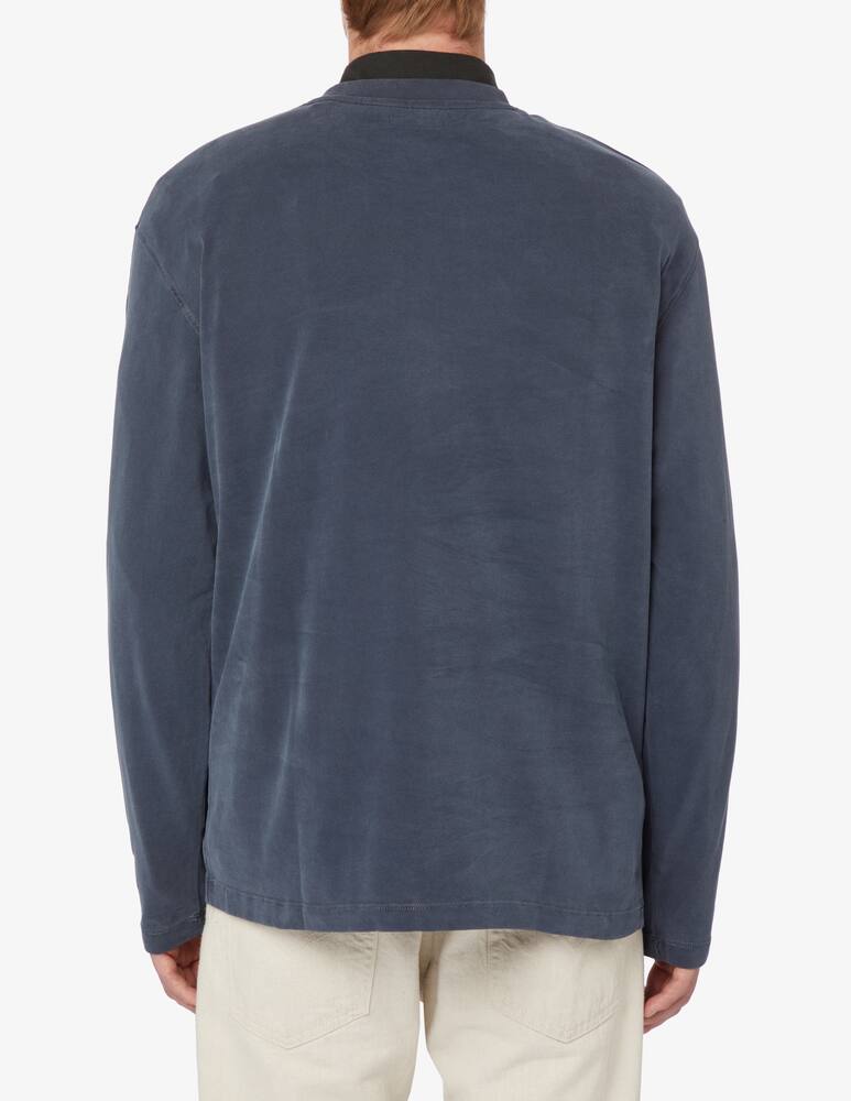 rinascente Marc O'Polo Embroidery long-sleeve t-shirt - Blue