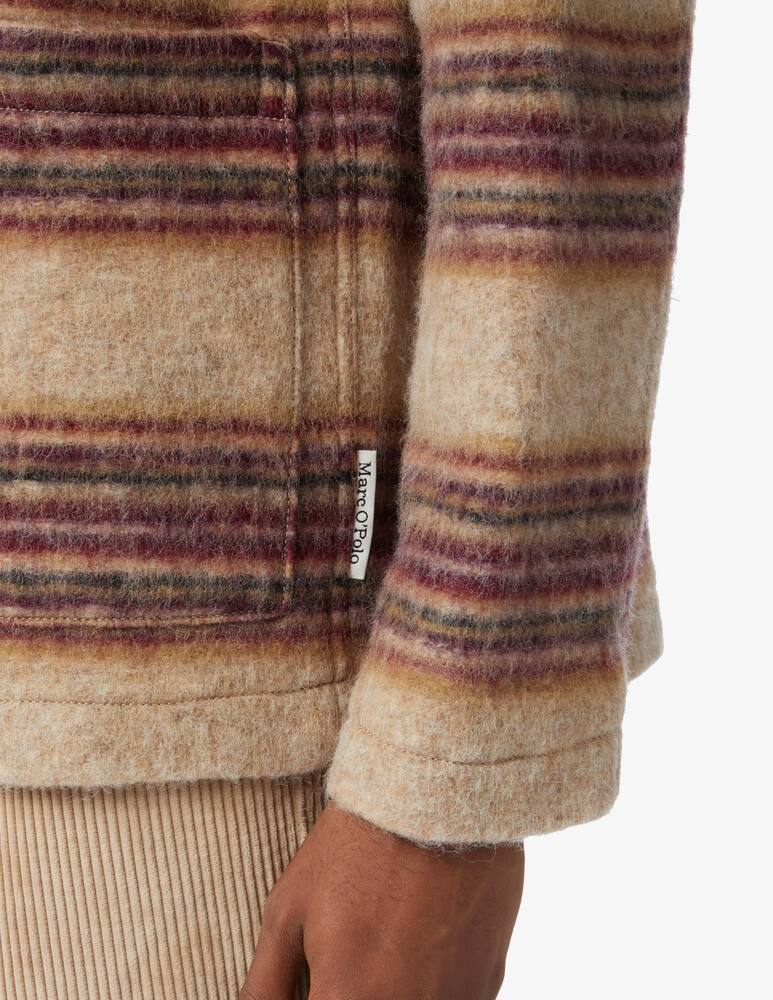 Marc O'Polo Wool blend overshirt - Beige - picture 4 Marc O'Polo Wool blend overshirt - Beige - picture 4