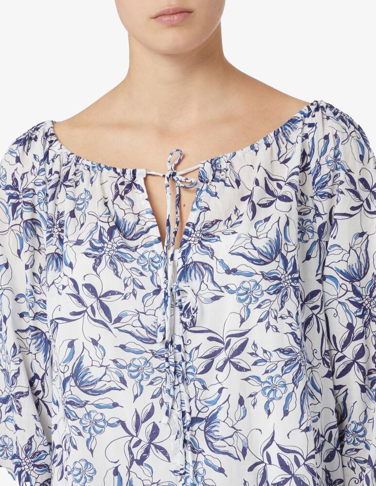 rinascente Marc O'Polo Short dress with floral print in voile