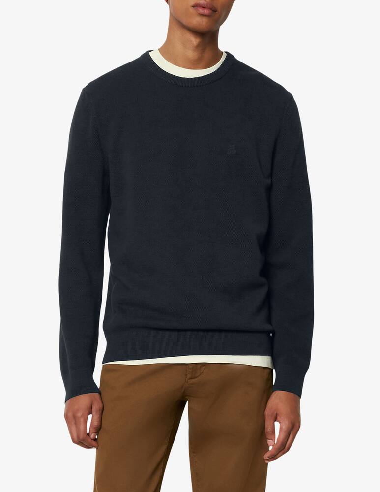 rinascente Marc O'Polo Crewneck cotton slub pique structure