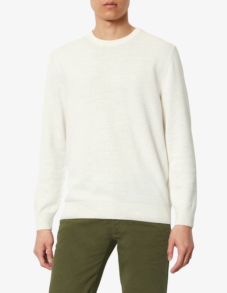 rinascente Marc O'Polo Crewneck cotton slub pique structure