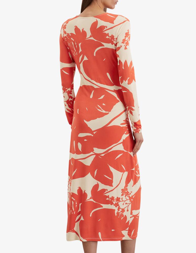rinascente Marc O'Polo Wrap floral midi dress