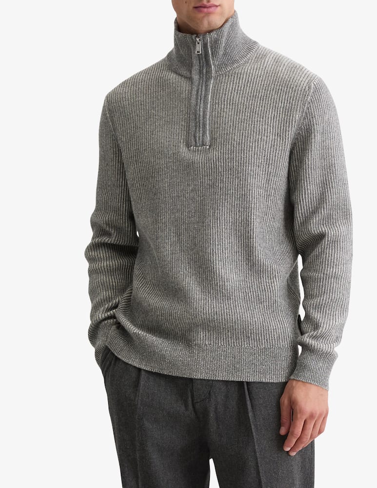 rinascente Marc O'Polo Maglione in lana con zip raglan