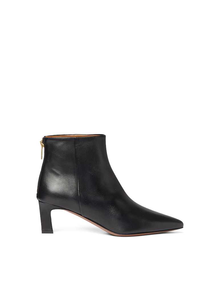 rinascente ATP Atelier Stivaletti Messina con tacco in pelle