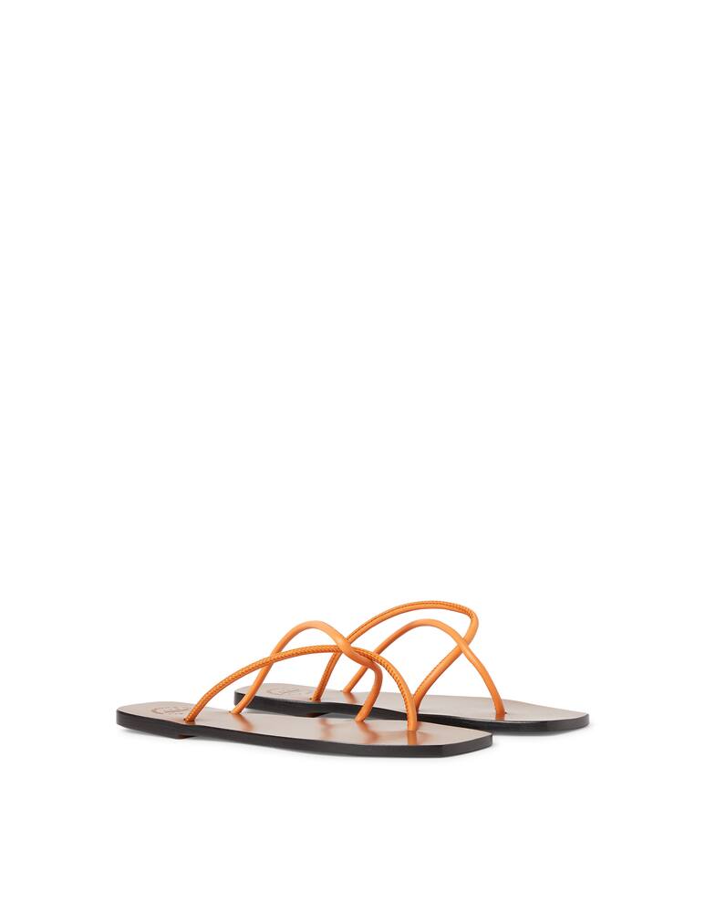 rinascente ATP Atelier Sandalo Alessano ad incrocio in nappa mandarino