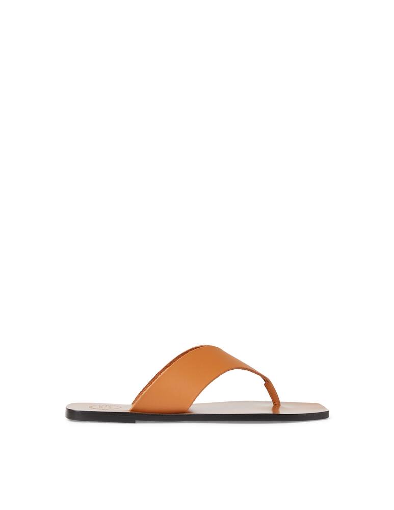 ATP Atelier Merine flip flops in earth-colored leather - picture 1 ATP Atelier Merine flip flops in earth-colored leather - picture 1