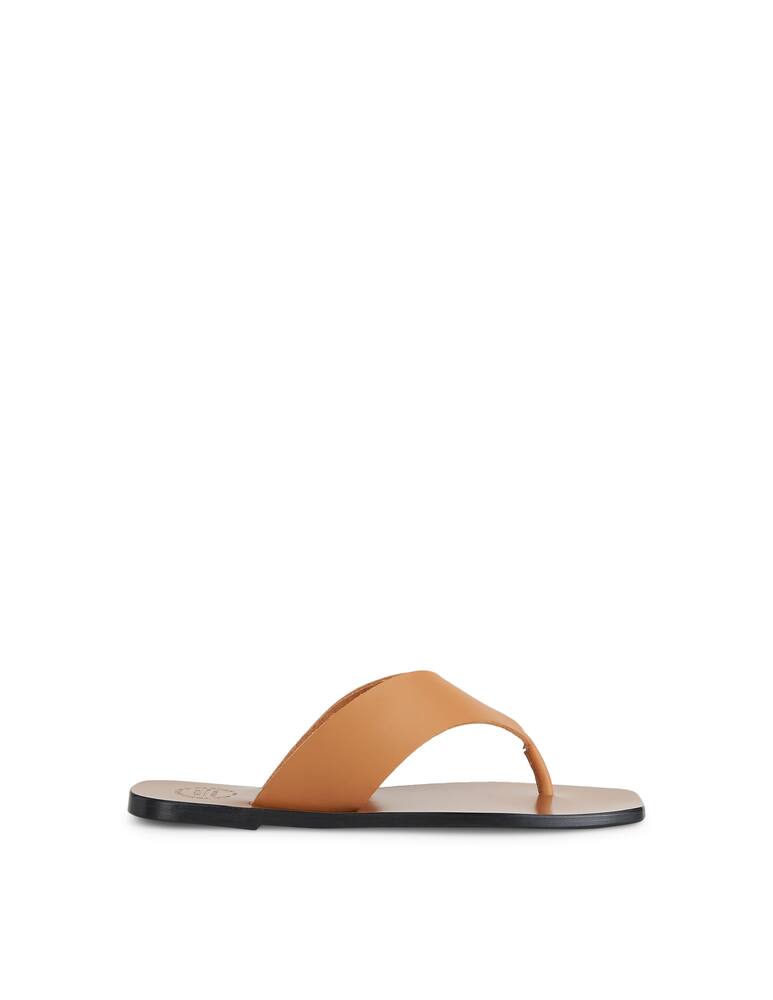 ATP Atelier Merine flip flops in earth-colored leather - picture 6 ATP Atelier Merine flip flops in earth-colored leather - picture 6