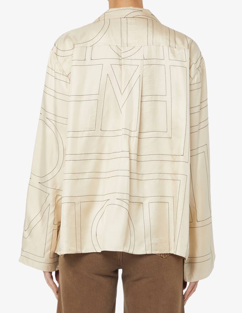 rinascente TOTEME Camicia in seta Monogram