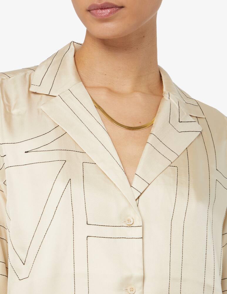 rinascente TOTEME Camicia in seta Monogram