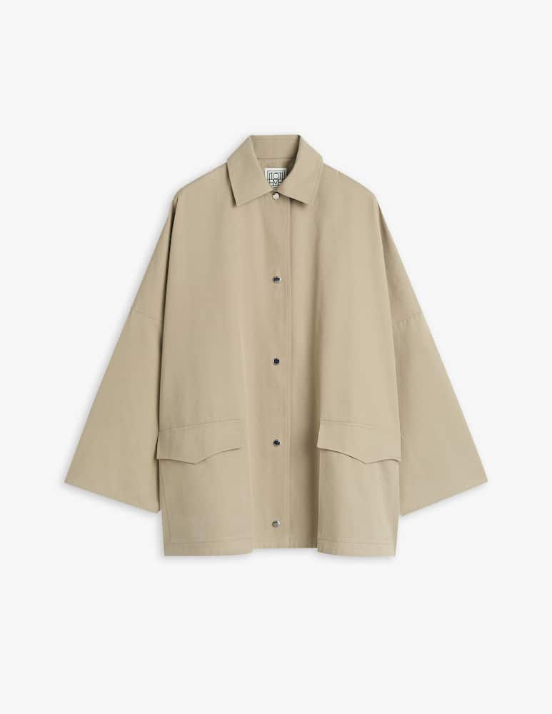 TOTEME Giacca overshirt in twill di cotone - immagine 1 TOTEME Giacca overshirt in twill di cotone - immagine 1
