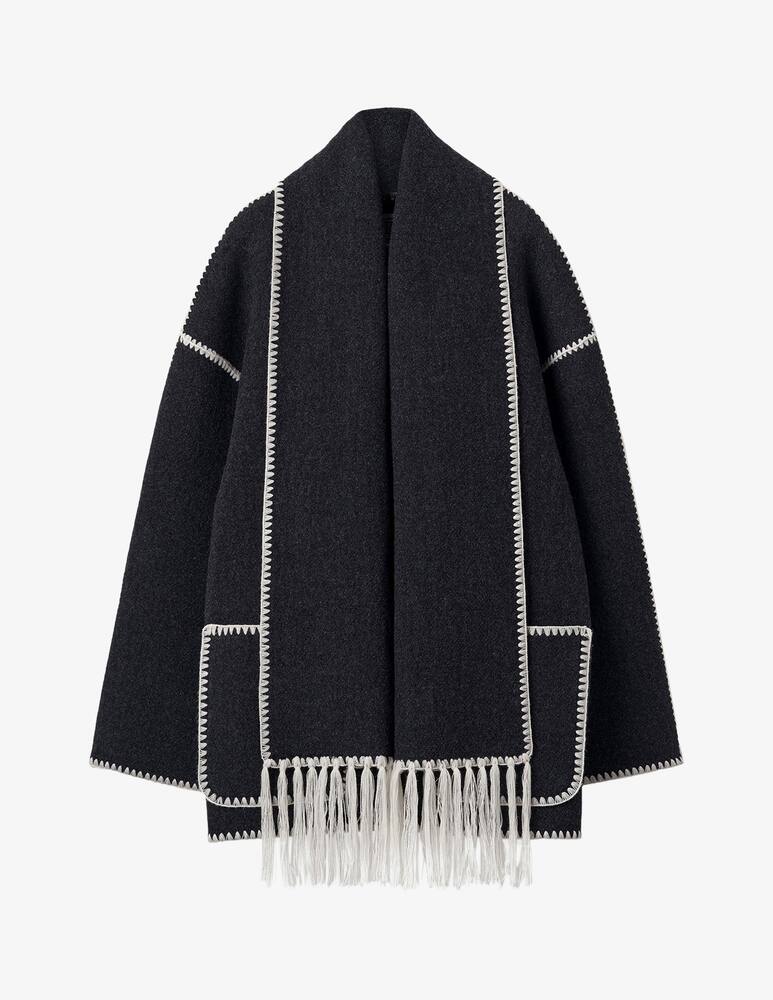 rinascente TOTEME Embroidered scarf jacket