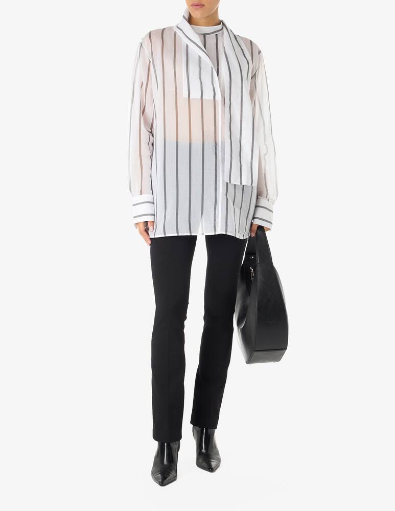 rinascente TOTEME Organza scarf shirt