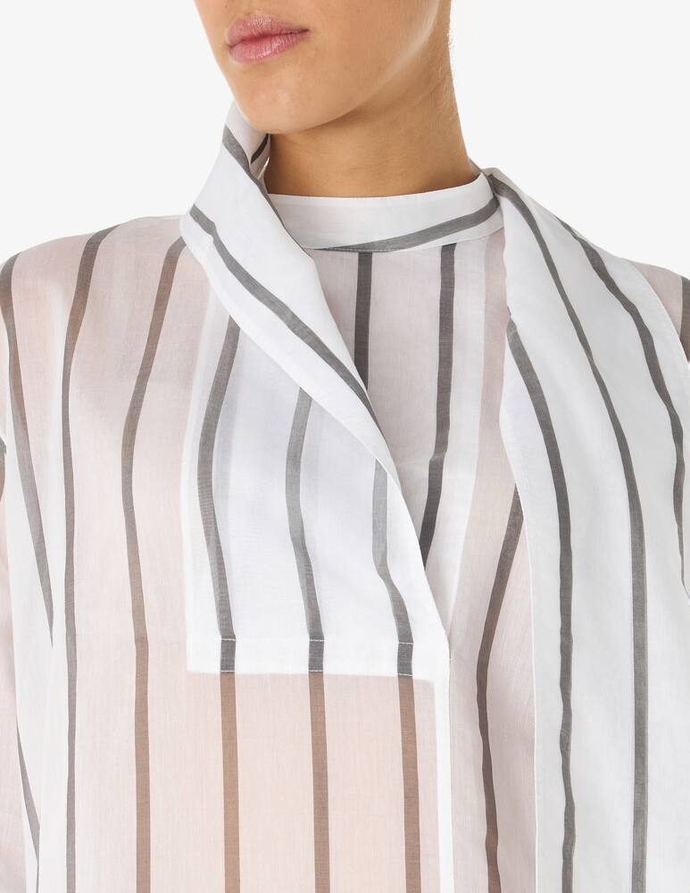 rinascente TOTEME Organza scarf shirt