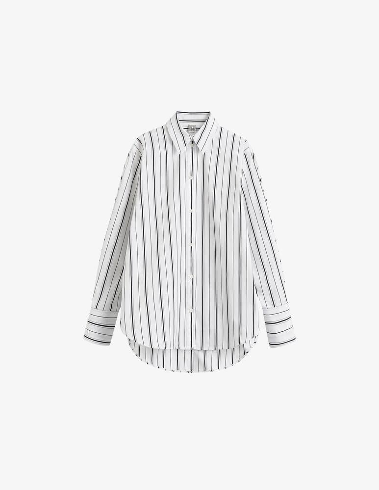 rinascente TOTEME Kimono-sleeve striped shirt