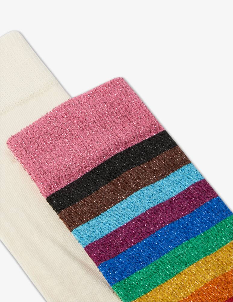 rinascente Happy Socks Pride rainbow socks - White