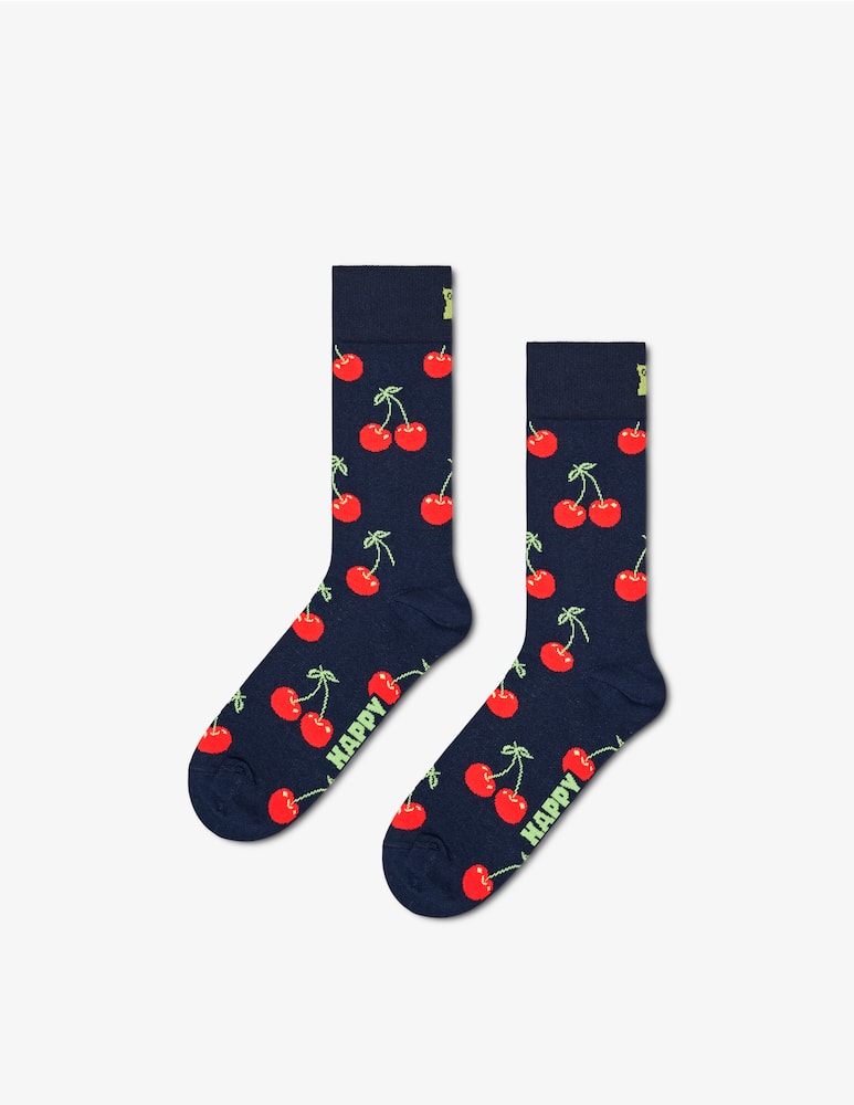 rinascente Happy Socks Cherry pattern socks
