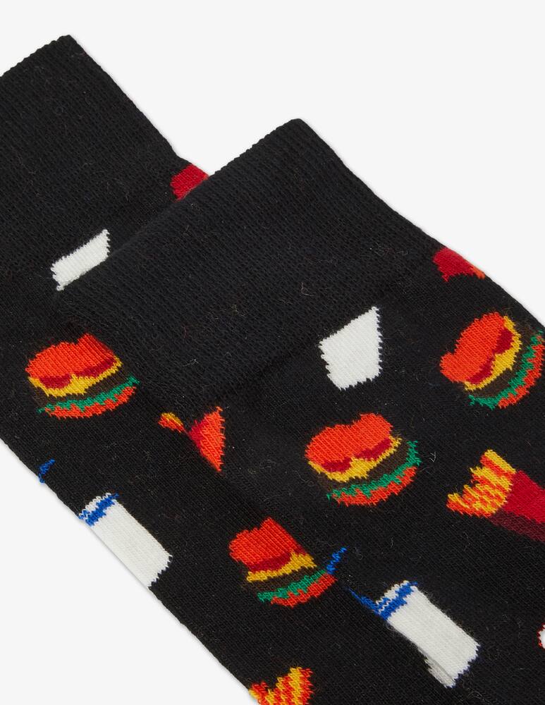 rinascente Happy Socks Calze Hamburger  - Nero