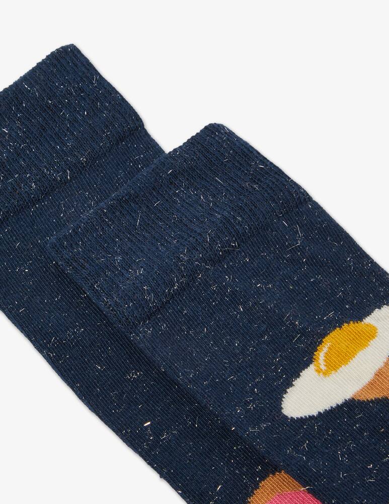 rinascente Happy Socks Space egg sock - Red