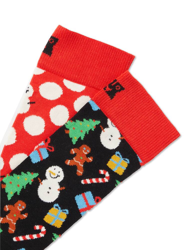 rinascente Happy Socks 2p-pack big dot snowman gift set