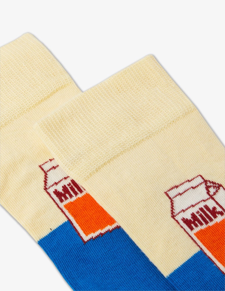 rinascente Happy Socks Set regalo di calzini Monday Morning da 2 pezzi - Arancione