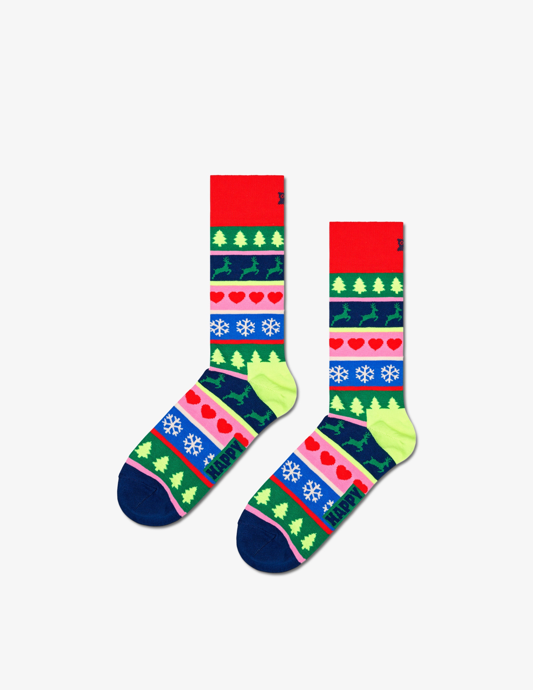 Calzini Happy Socks Happy Christmas, Unisex Adulto, Cotone, Lavabili In Lavatrice - 3