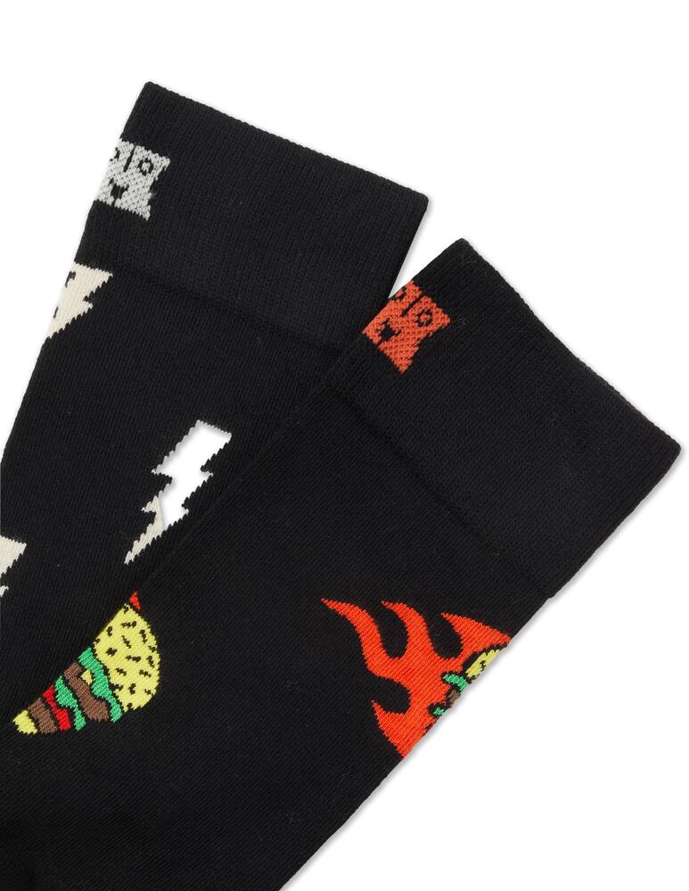 rinascente Happy Socks Gift set calzini 2-pack blast off burger