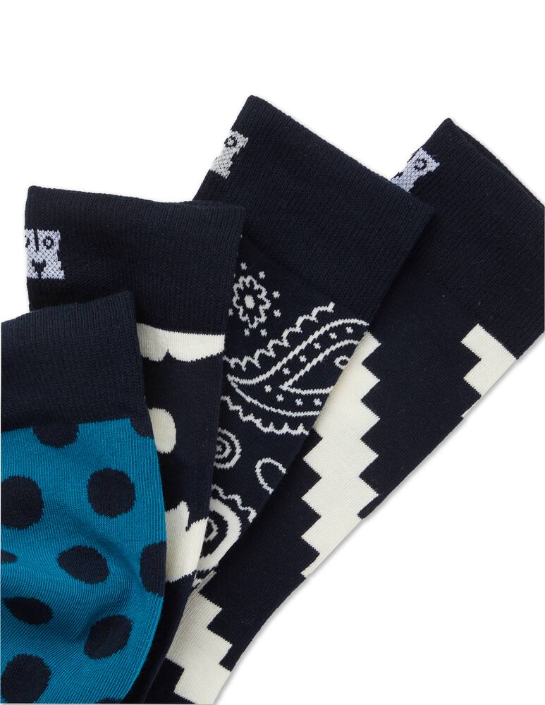 rinascente Happy Socks 4-pack moody blues socks gift set