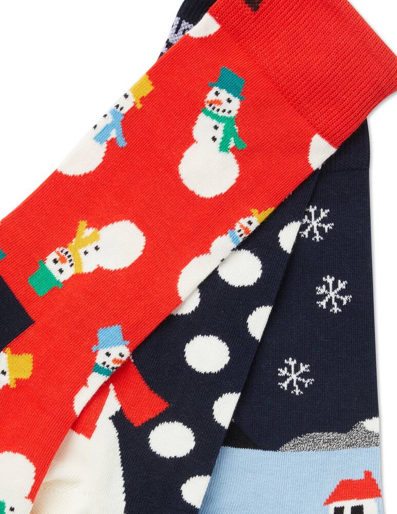rinascente Happy Socks Gift set calzini 3-pack snow