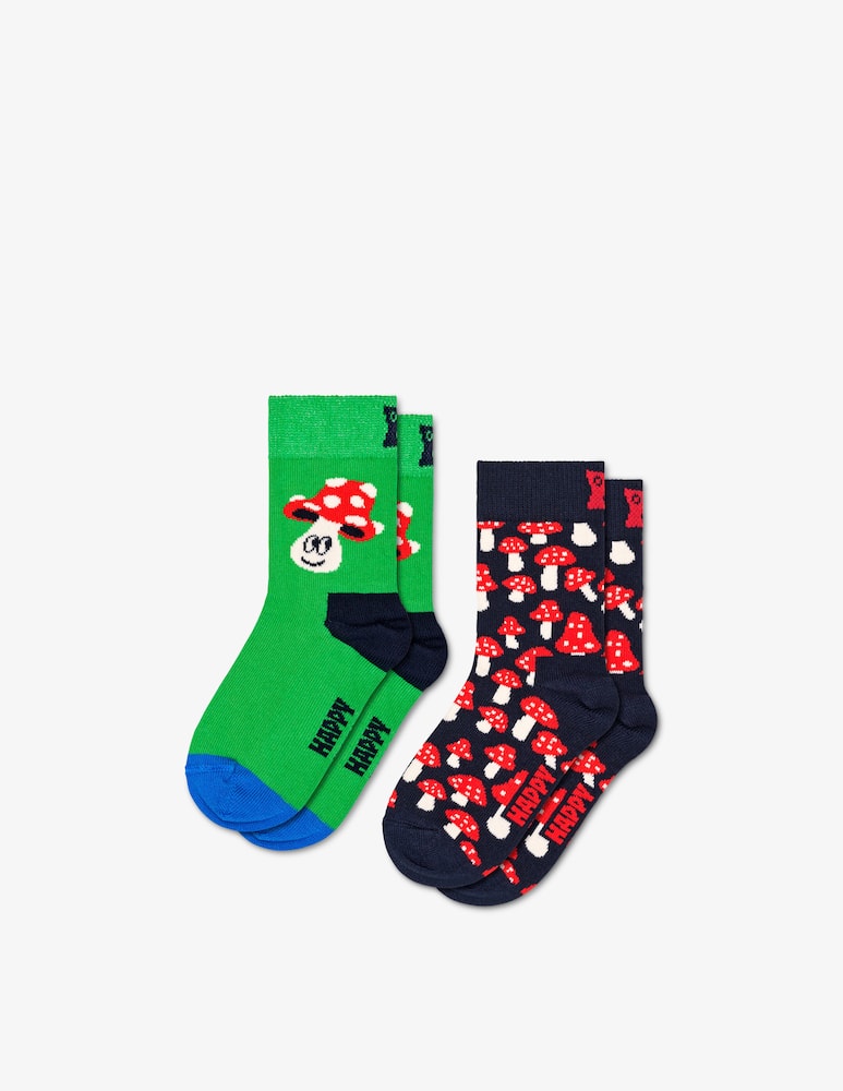 rinascente Happy Socks Set of 2 pairs of happy mushroom socks