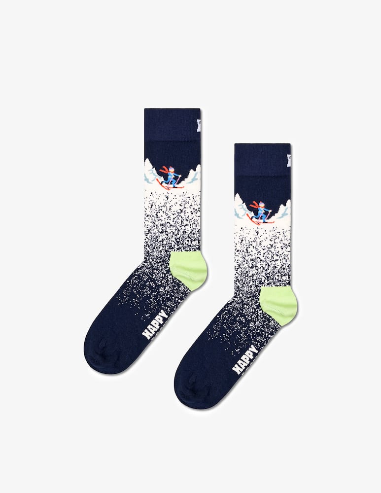 rinascente Happy Socks Calze 2-pack skiing chalet gift set