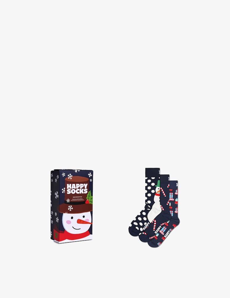 rinascente Happy Socks Pack 3 calze natalizie regalo