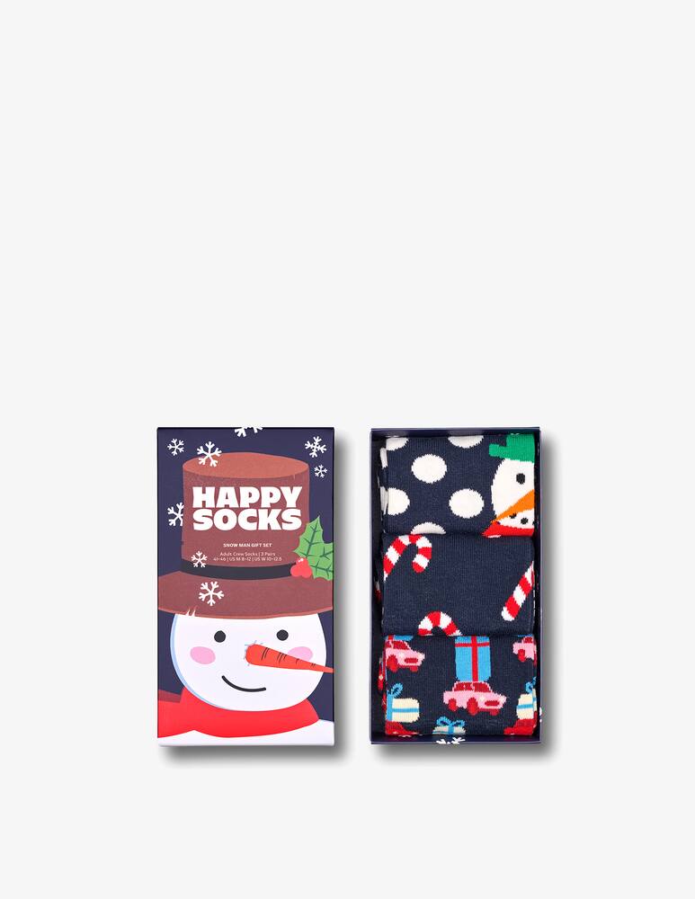 rinascente Happy Socks Pack 3 calze natalizie regalo