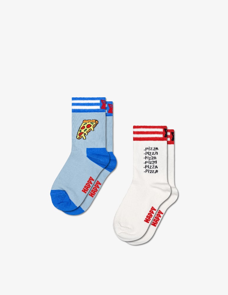 Happy Socks Set of 2 pairs of pizza socks - picture 1