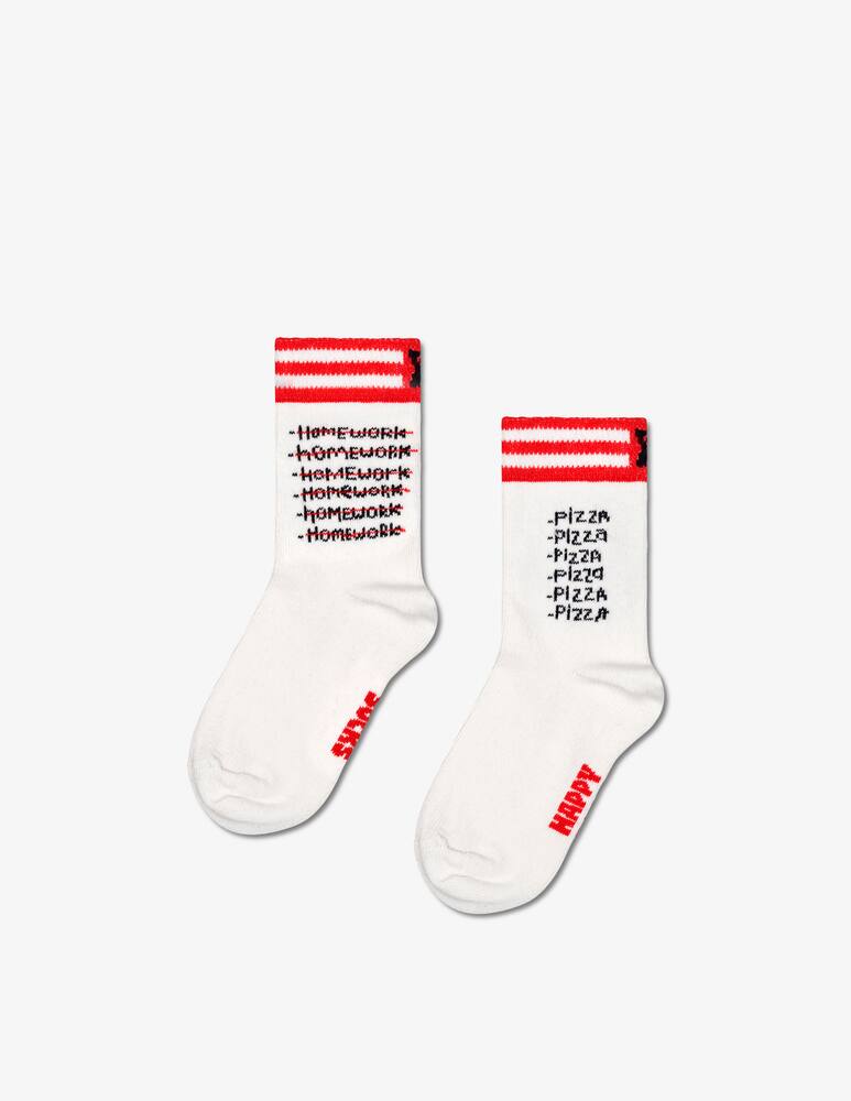 rinascente Happy Socks Set da 2 paia di calzini pizza