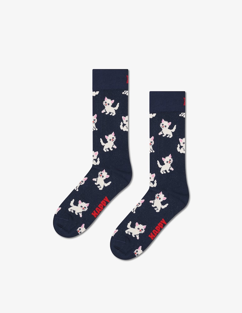 rinascente Happy Socks Kitten patterned socks