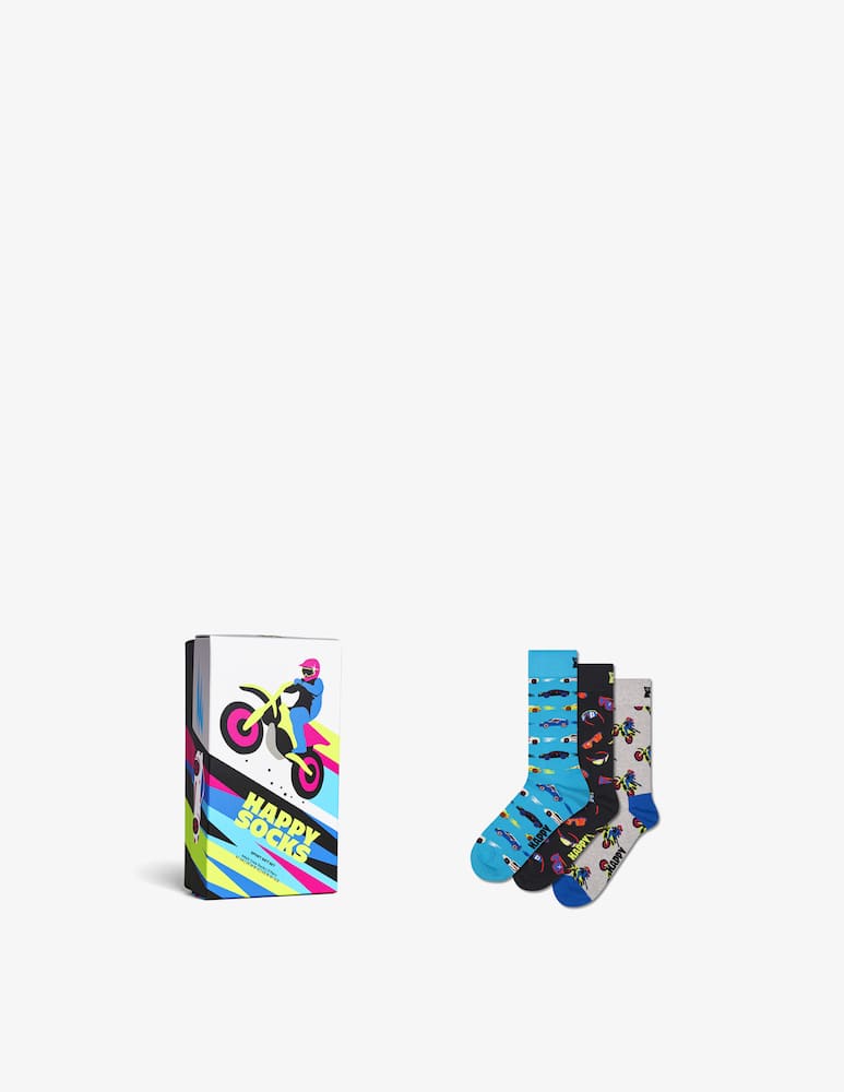 rinascente Happy Socks Set 3 calze sports