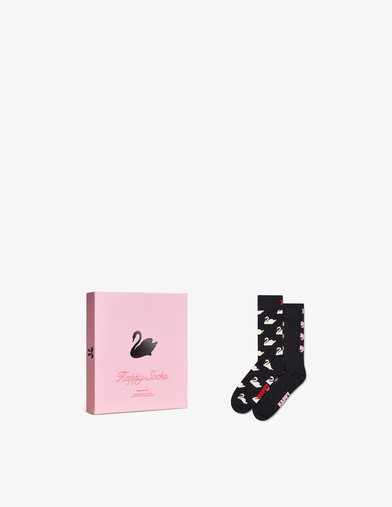 rinascente Happy Socks Swan socks gift set