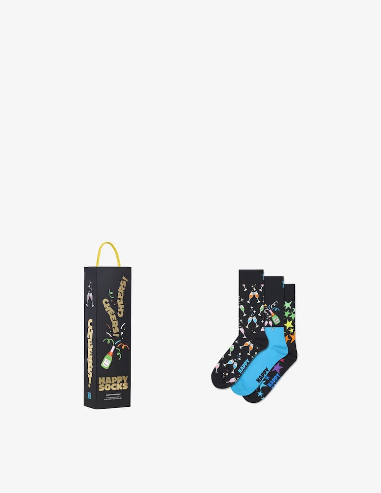Happy Socks Set regalo calze pack 3 - immagine 1 Happy Socks Set regalo calze pack 3 - immagine 1