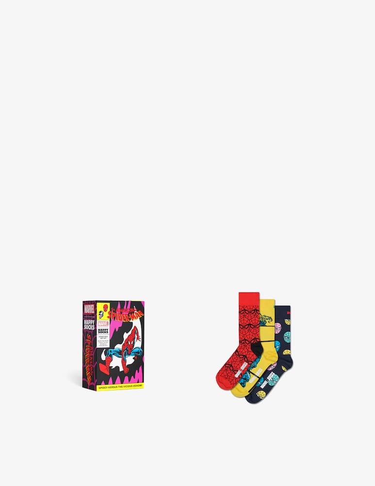 rinascente Happy Socks Calze gift set Spider-Man