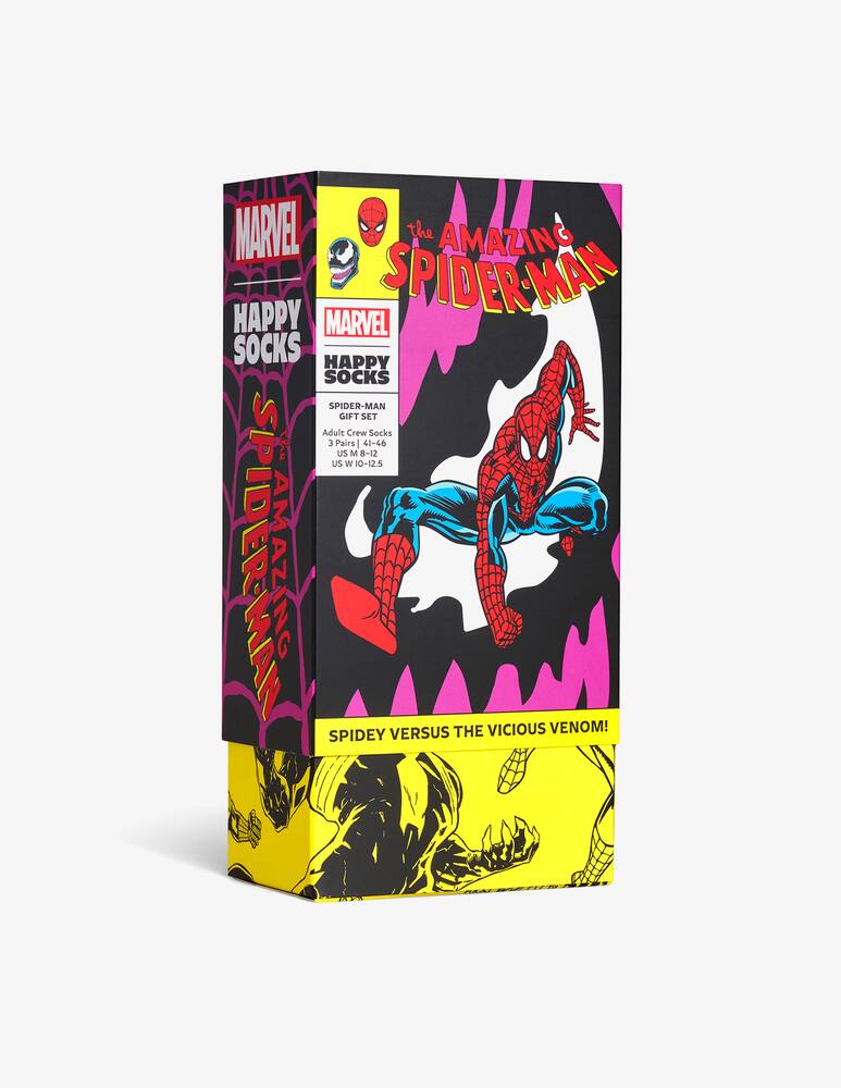 rinascente Happy Socks Calze gift set Spider-Man