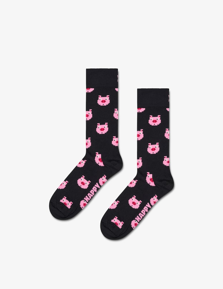 rinascente Happy Socks Pixel pig socks