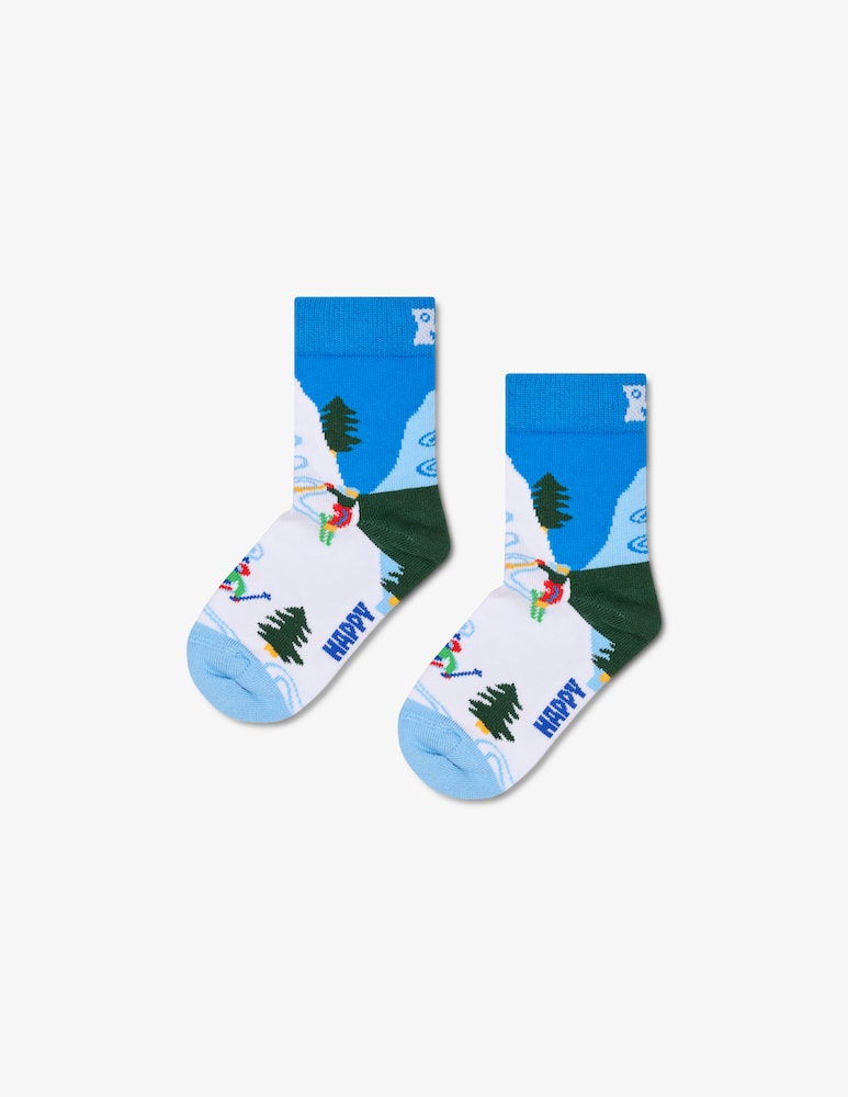 rinascente Happy Socks Slalom pattern socks