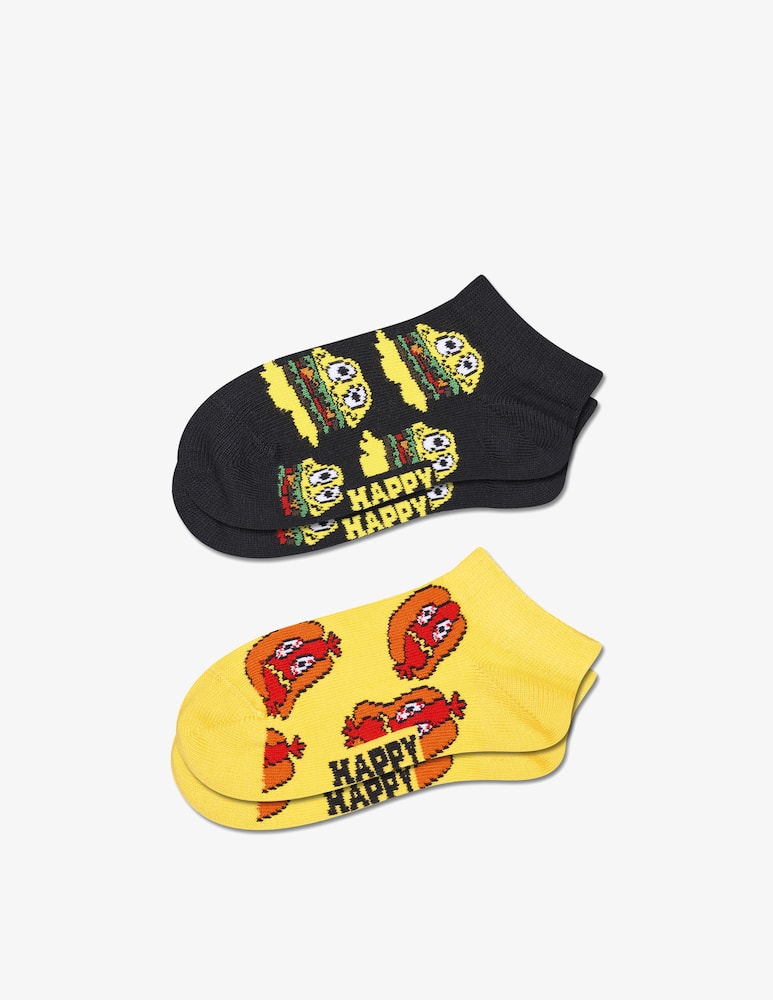 Happy Socks Calzini burger low pack 2 - immagine 1 Happy Socks Calzini burger low pack 2 - immagine 1