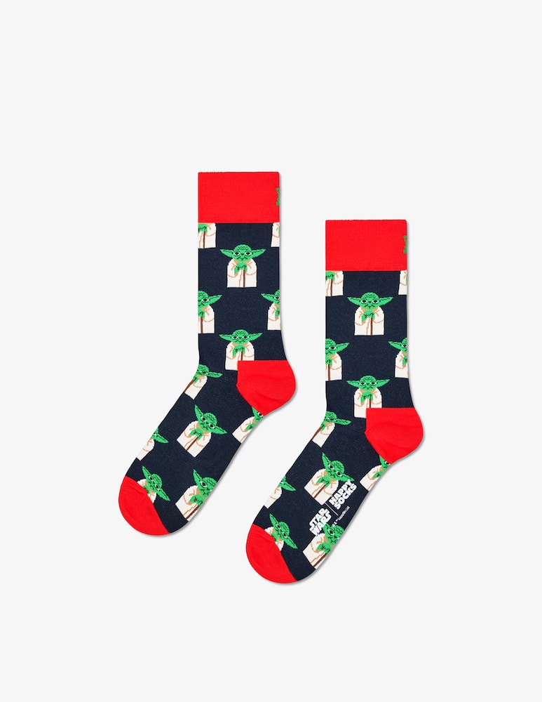 Happy Socks Calze con stampa Yoda Star Wars - immagine 1 Happy Socks Calze con stampa Yoda Star Wars - immagine 1